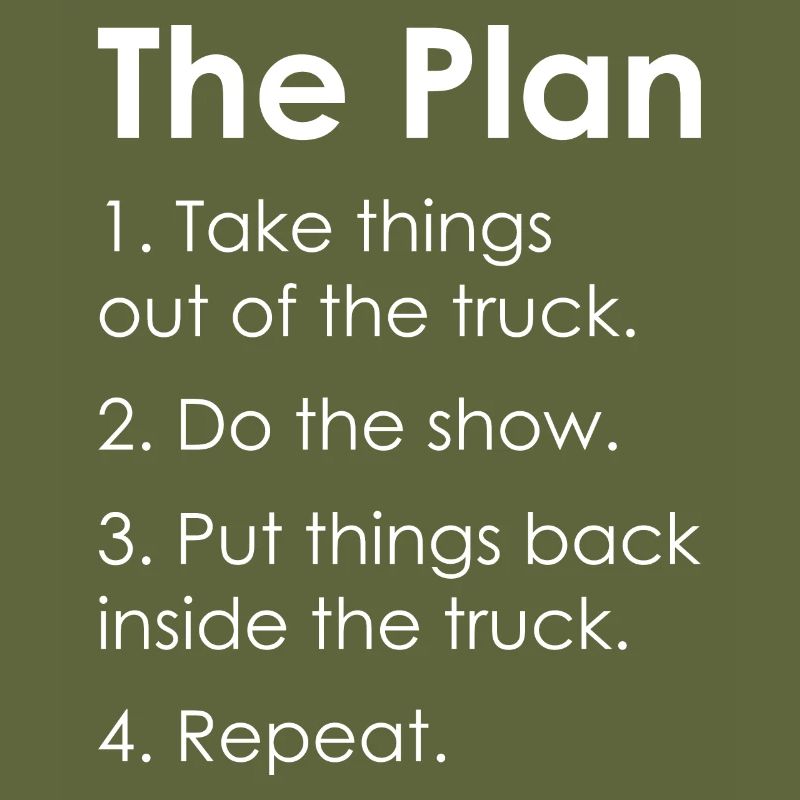 STAGEHAND CREW PLAN Lichttechniker Geschenk