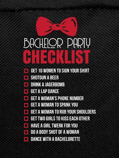 Bachelor checklist