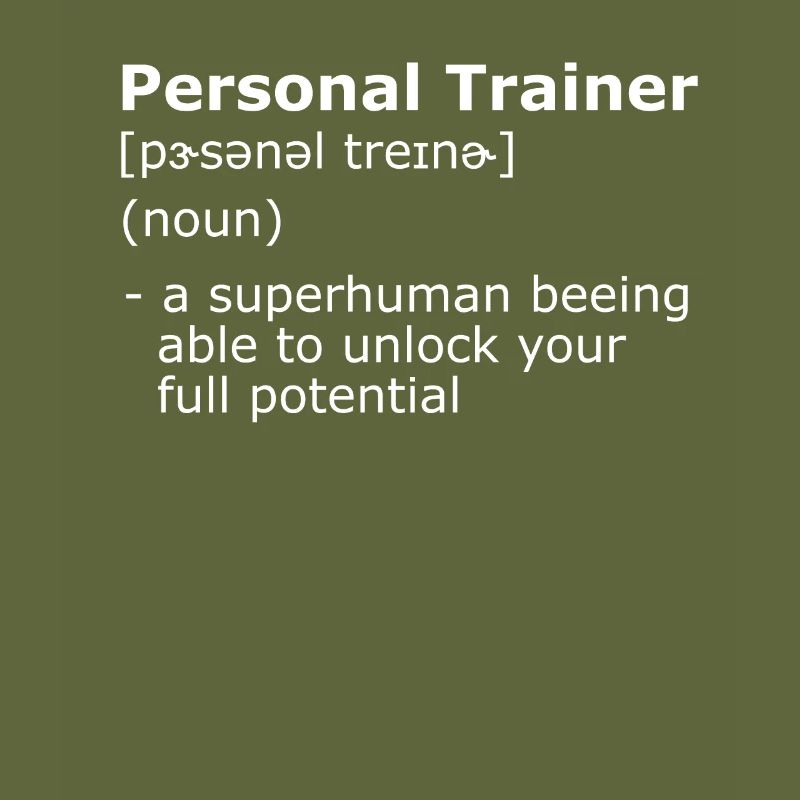 Personal trainer definition