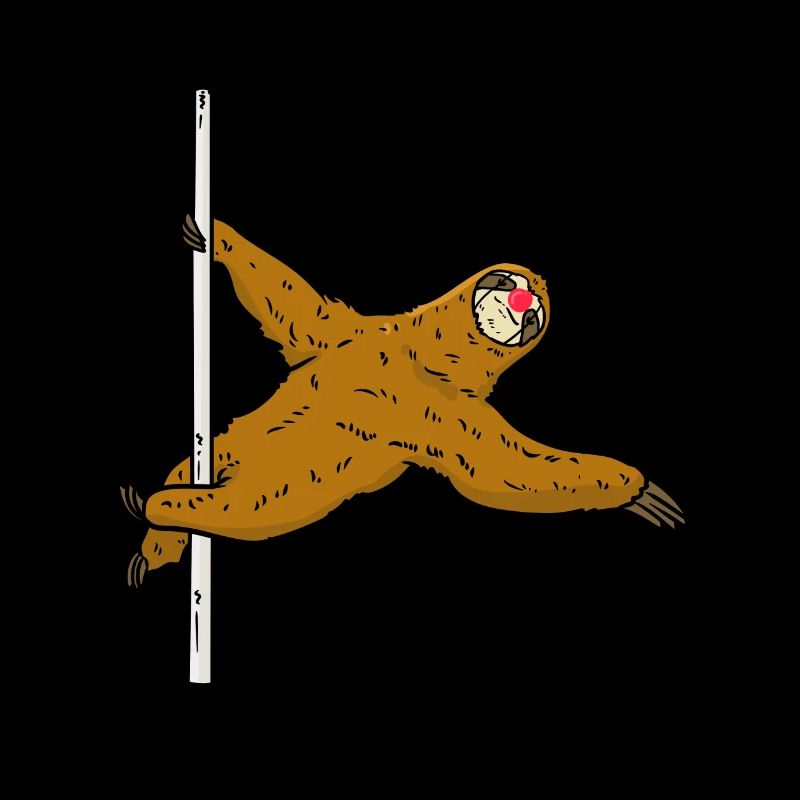 Pole Dance Sloth Pole Dance Faultier
