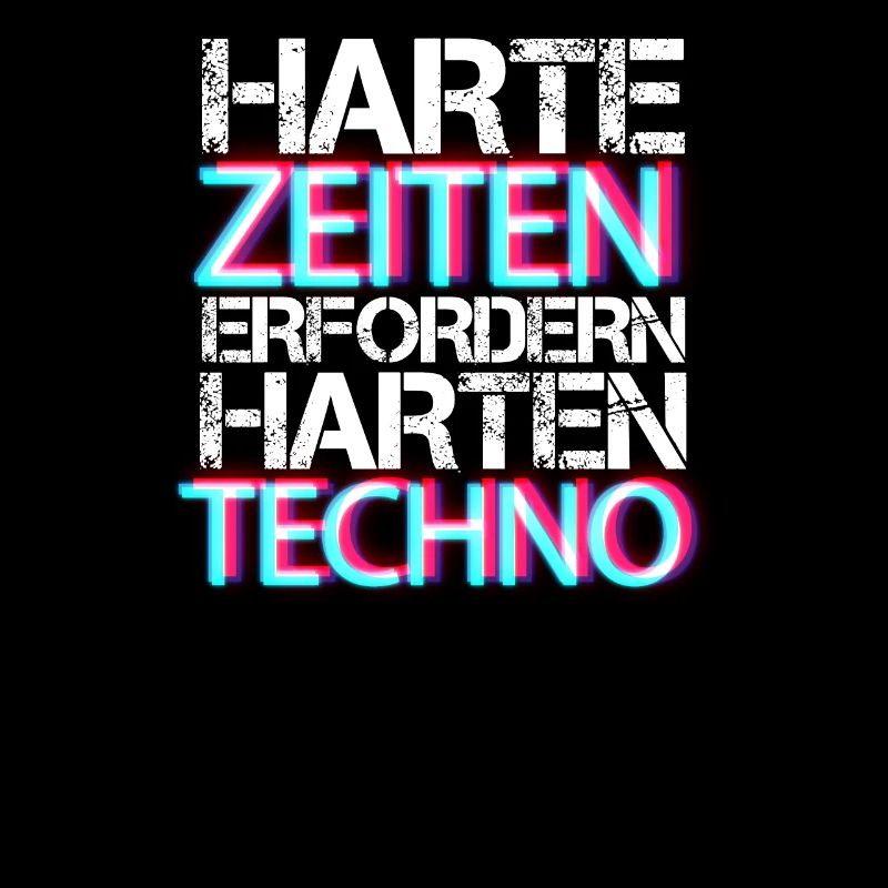 Harte Zeiten erfordern harten Techno Rave Beat