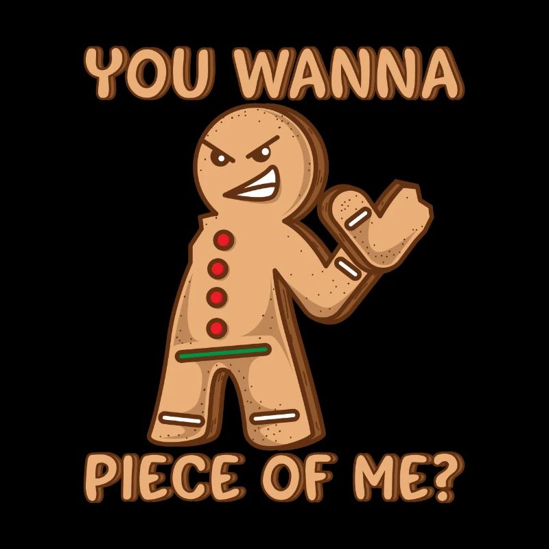 Funny Christmas gift gingerbread man