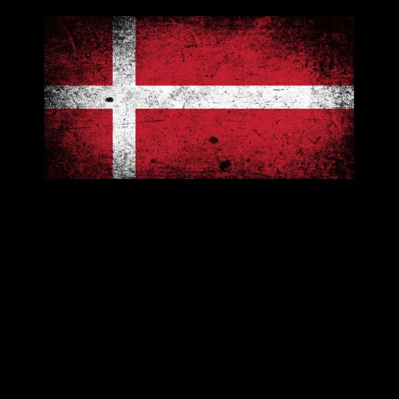 Drapeau du Danemark avec le drapeau danois