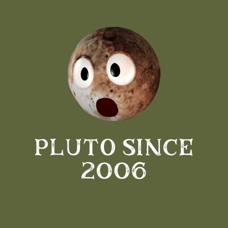 Funny Pluto Seit 2006 Design Solar System Pluto