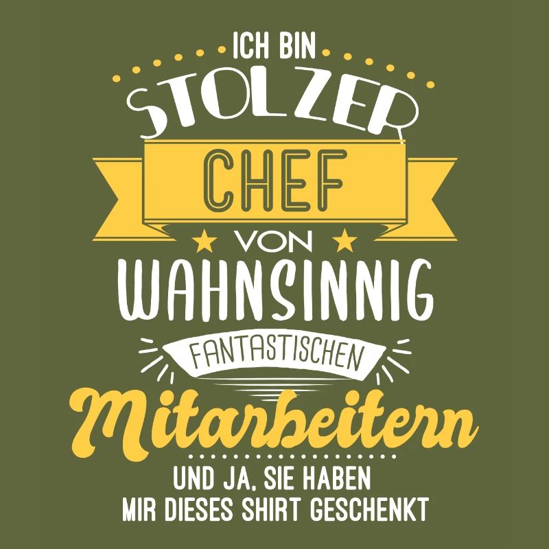 Stolzer Chef Mitarbeiter Team Geschenk