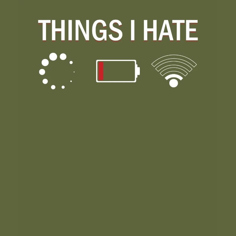 Things I Hate Programmer Nerd Funny Code Geschenk