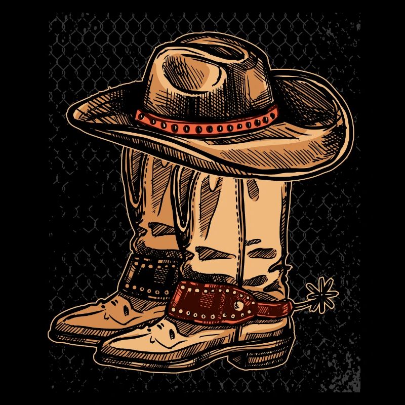 Cowboy cowboy boots cowboy hat
