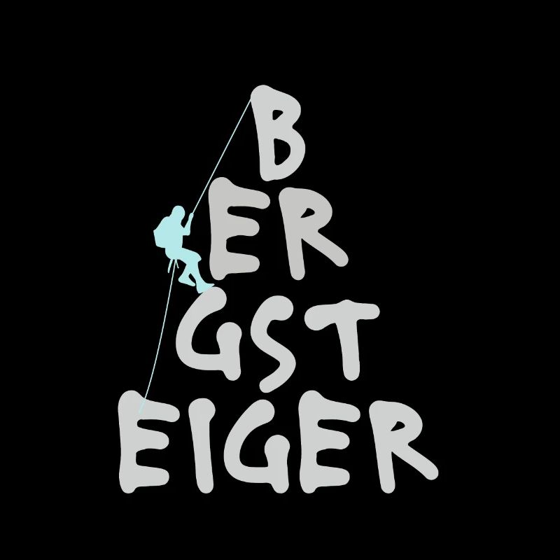 Bergsteiger bergsteigen in den Bergen