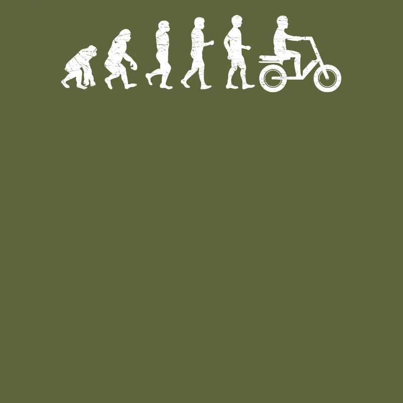 Funny moped moped evolution gift shirt