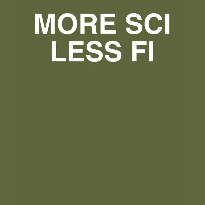 Plus sci moins fi plus science moins fiction