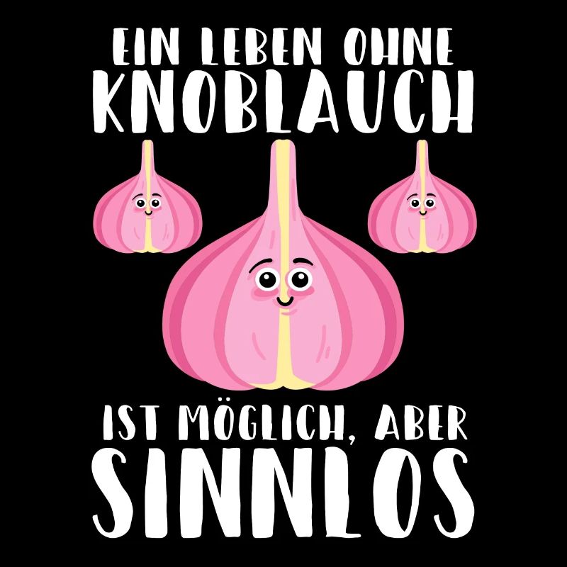 Lustig Knoblauch Gewürz Essen Spruch Geschenk