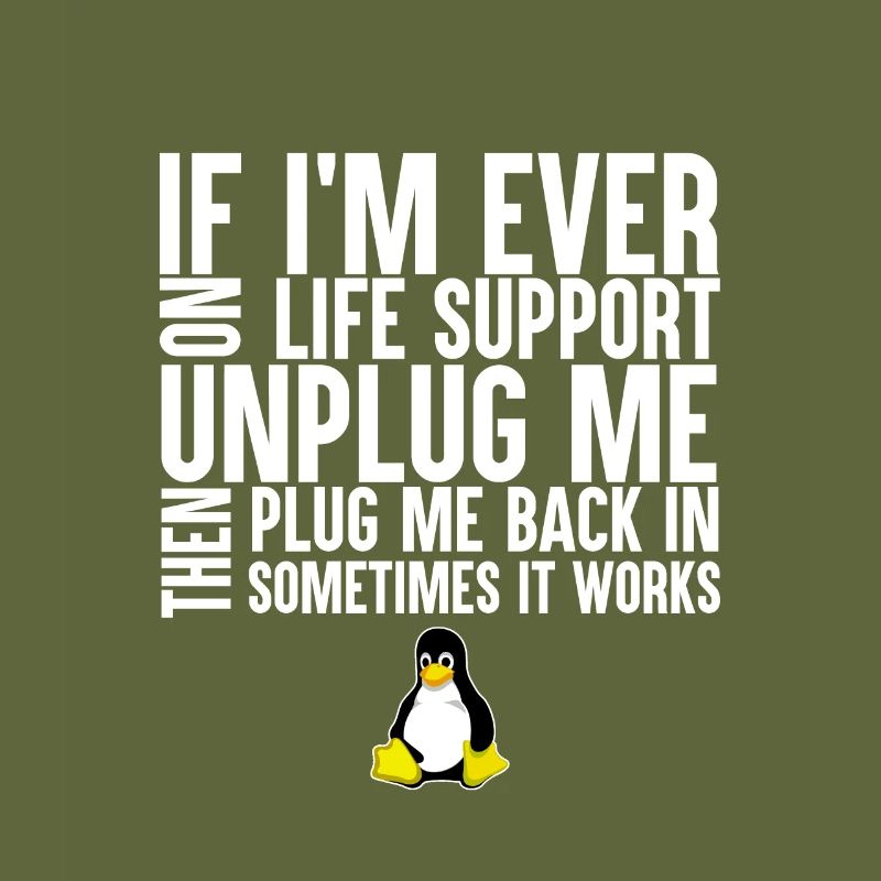 Programming Computer Science Gift · Unplug me