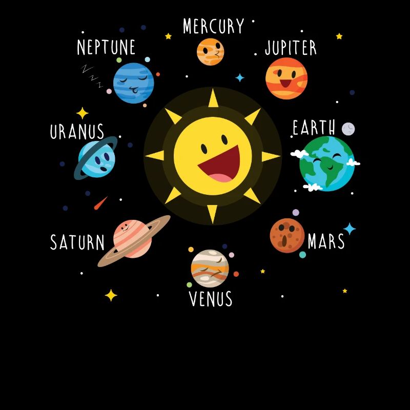 Solar System For Kids space lover Shirt