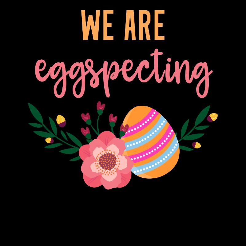 We are eggspecting Easter Schwangerschaft Geschenk