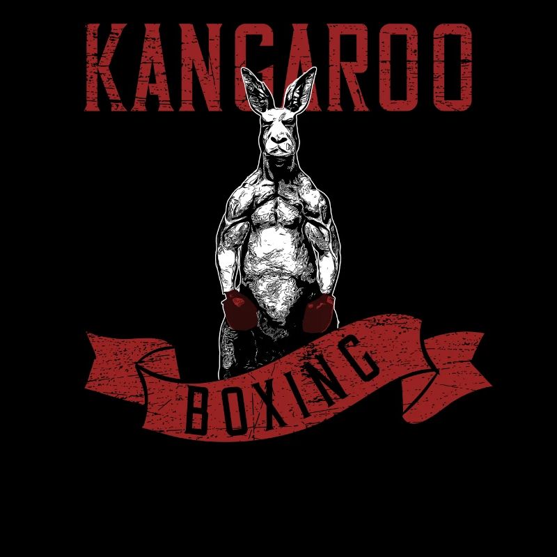 Kangaroo boxing boxing glove Funny