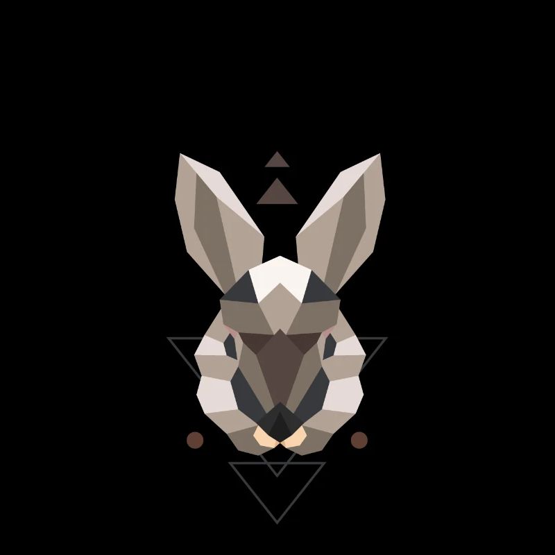 Lapin de type polygone lapin