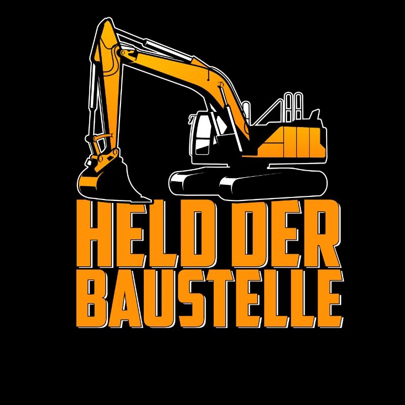 Held der Baustelle Bagger Baggerfahrer