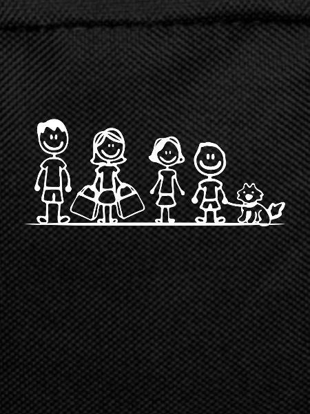 Family with dog