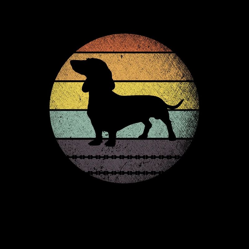 Retro Dachshund