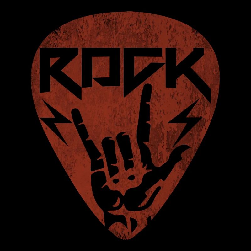 Guitar plectrum rock