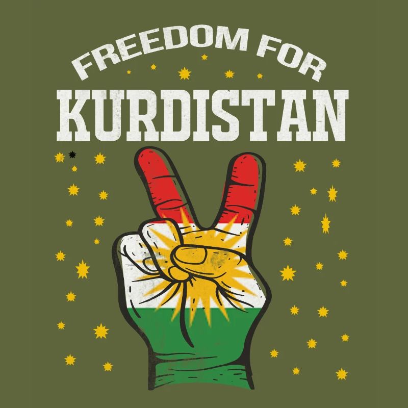 Kurdistan Kurdes Kurdes cadeau azadi rojava irak
