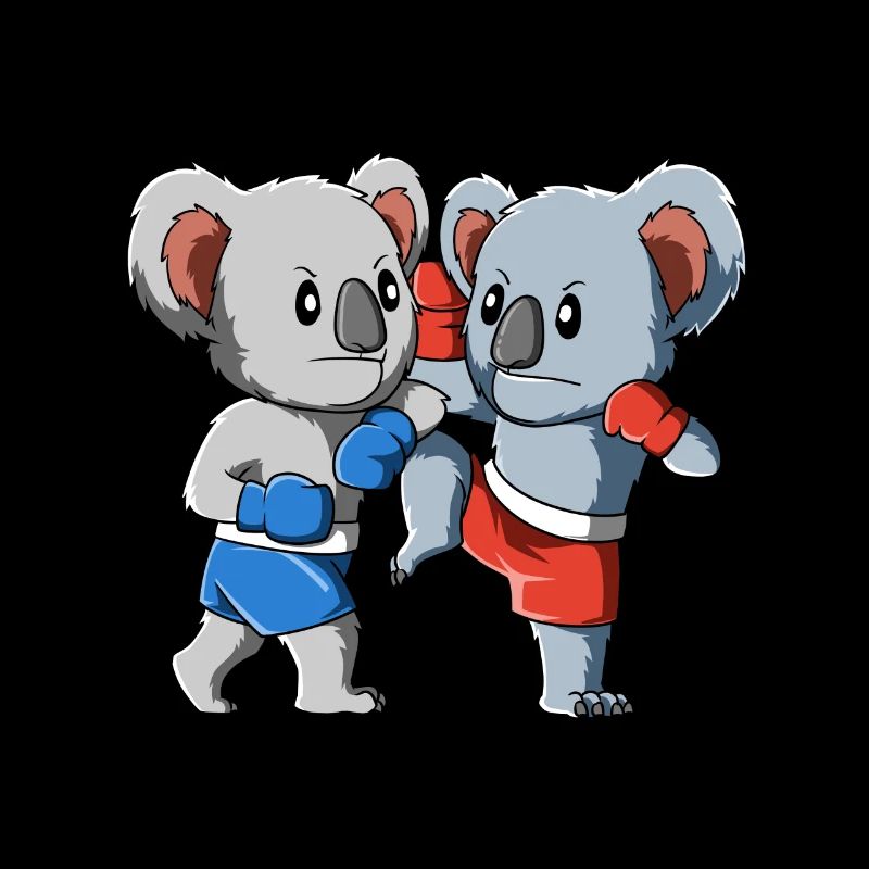Muay Thai Koala - conception drôle de kickboxing