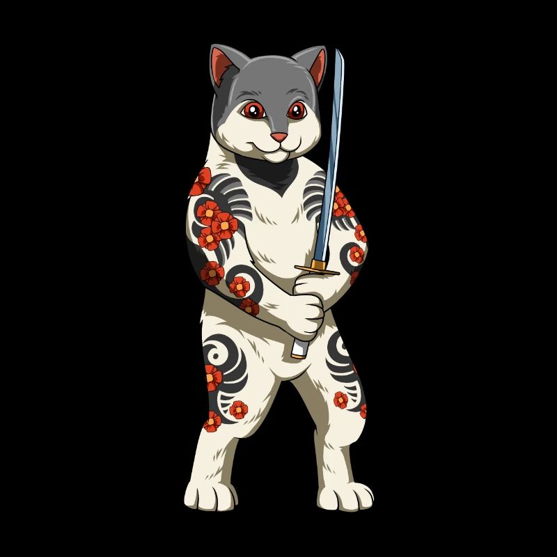 Cattori Hanzo - chat samouraï