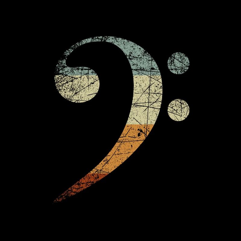 Morceau de clé de basse