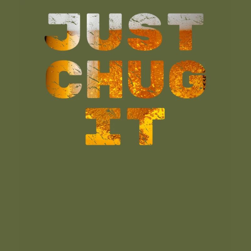 Conception de fond de bière juste Chug It