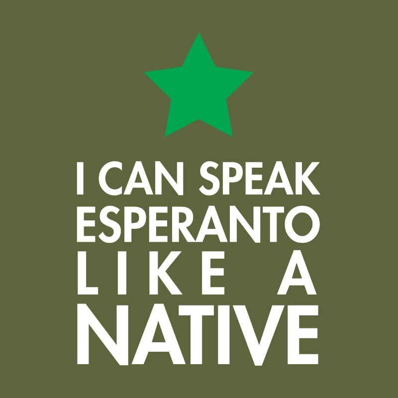 Esperanto Sprache native sprechen Geschenkidee
