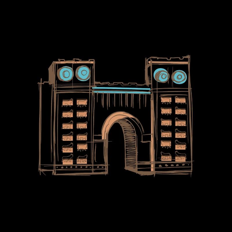 Ishtar Gate Babylon City Gate
