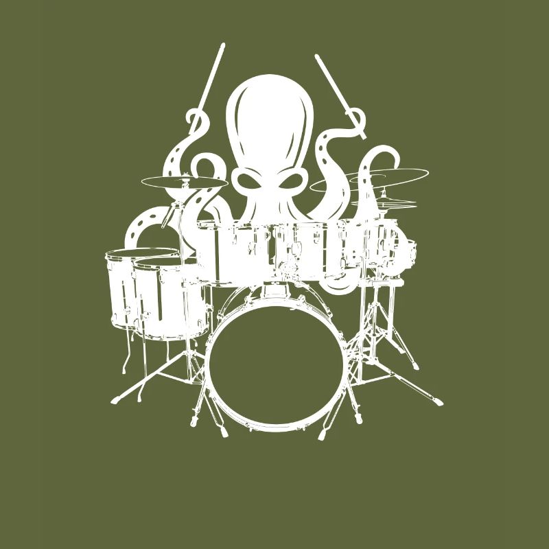 Octopus drummer