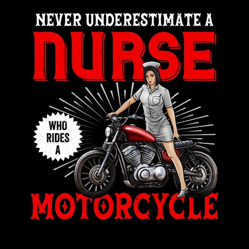 Nurse biker nurse gift