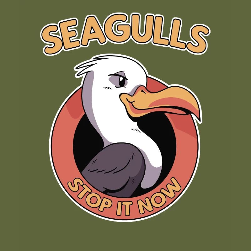 Seagulls Stop It Now Meme Möwe Seemöwe