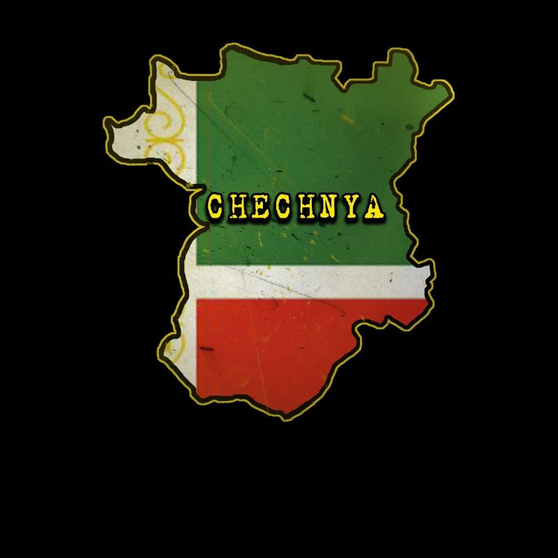 Chechnya Map, Chechen Flag, Chechnya