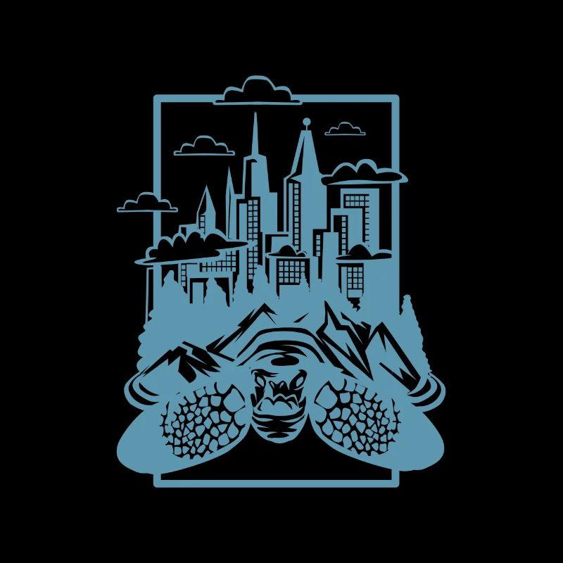 Environment and climate protection turtle