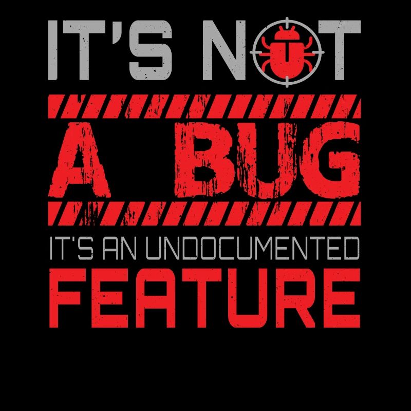 Programmation - Ce n'est pas un bug