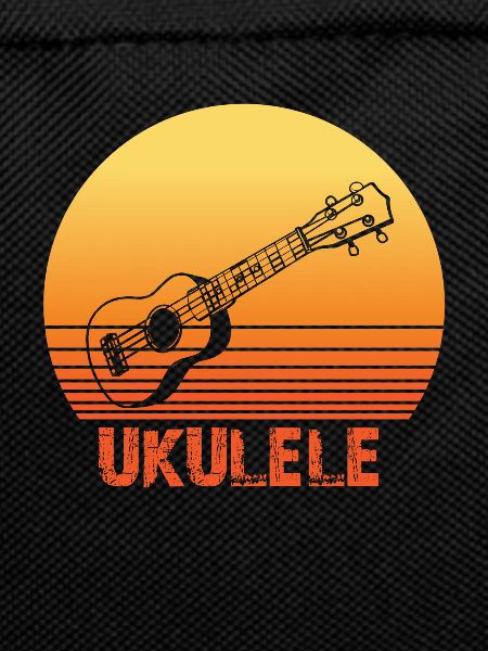 Ukulele Sun Silhouette