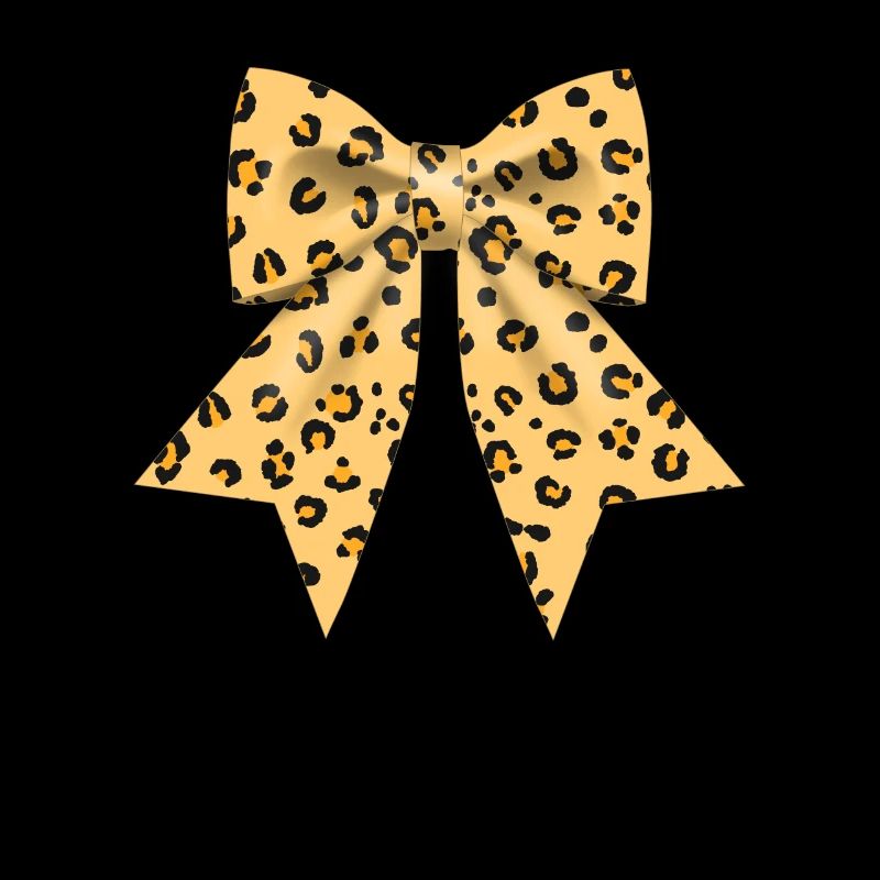 Large bow with leopard pattern gift