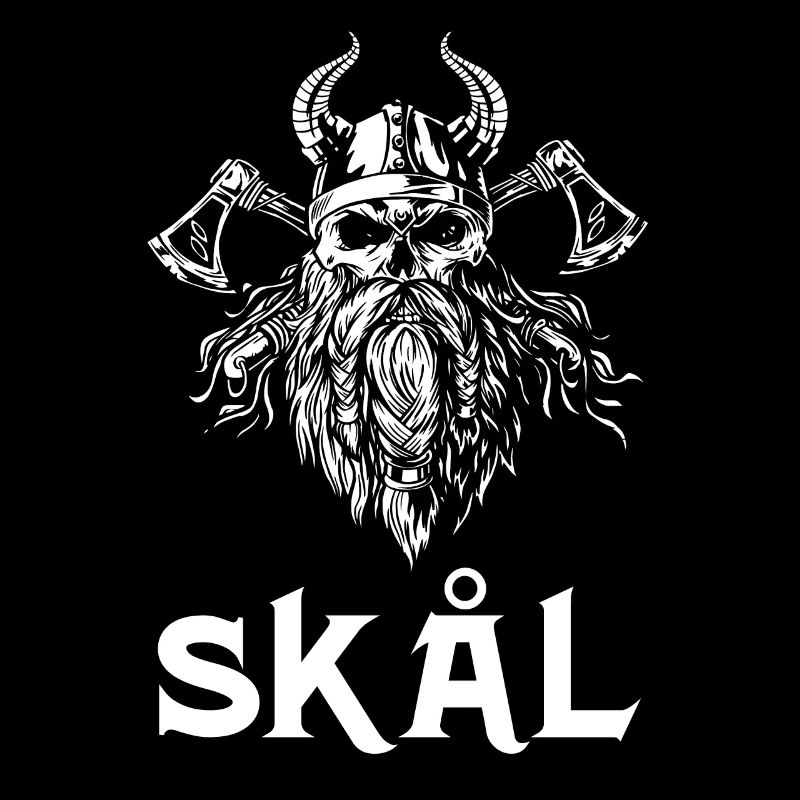 Skal Skol Wikinger Trinkspruch Met