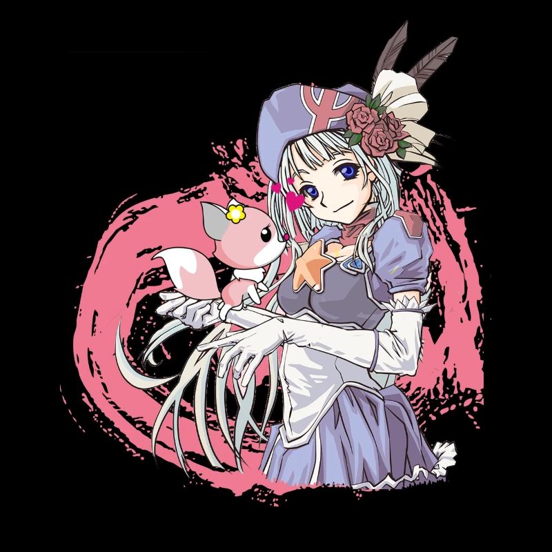 Manga Mädchen mit Hund