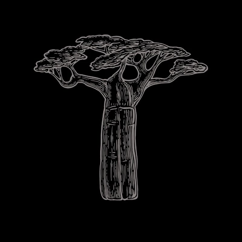 Baobab Bäume Liebhaber Geschenk Afrika Grafik