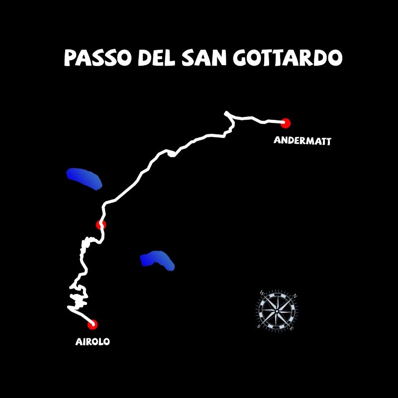 Gotthard Pass Passo del San Gottardo Serpentine