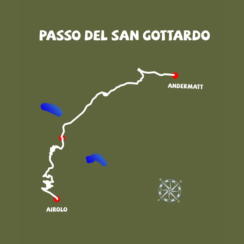 Gotthardpass Passo del San Gottardo Serpentine