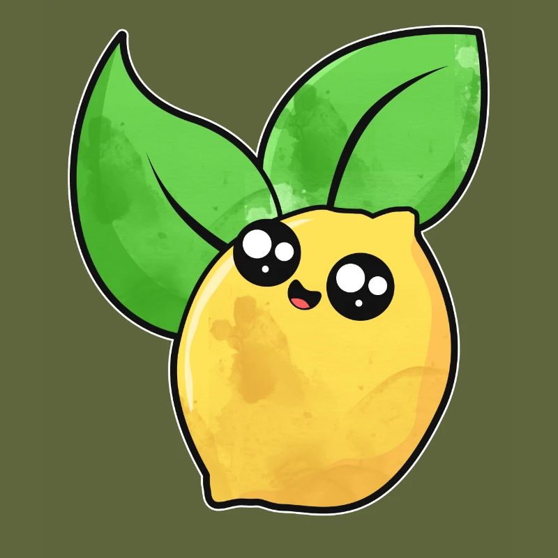 Cute lemon face