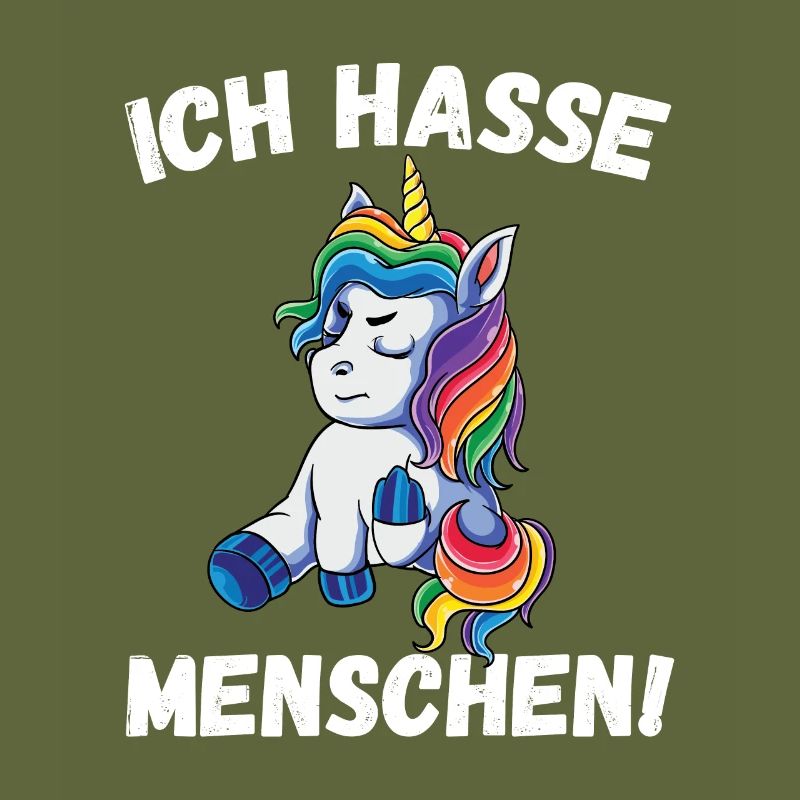 Ich Hasse Menschen Einhorn
