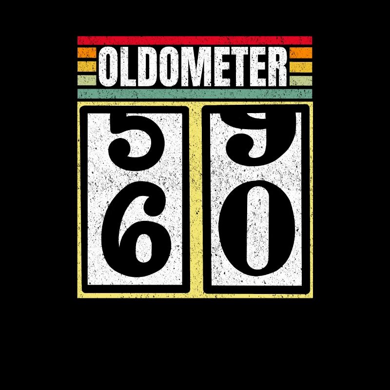 Oldometer 59 60 Drôle 60e anniversaire Rétro Âge 60