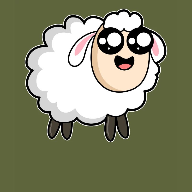 Sheep comic cartoon