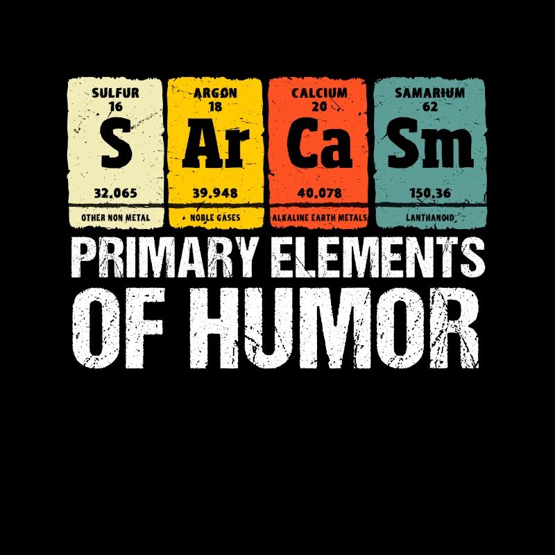 Sarcasm - Primary elements of humor