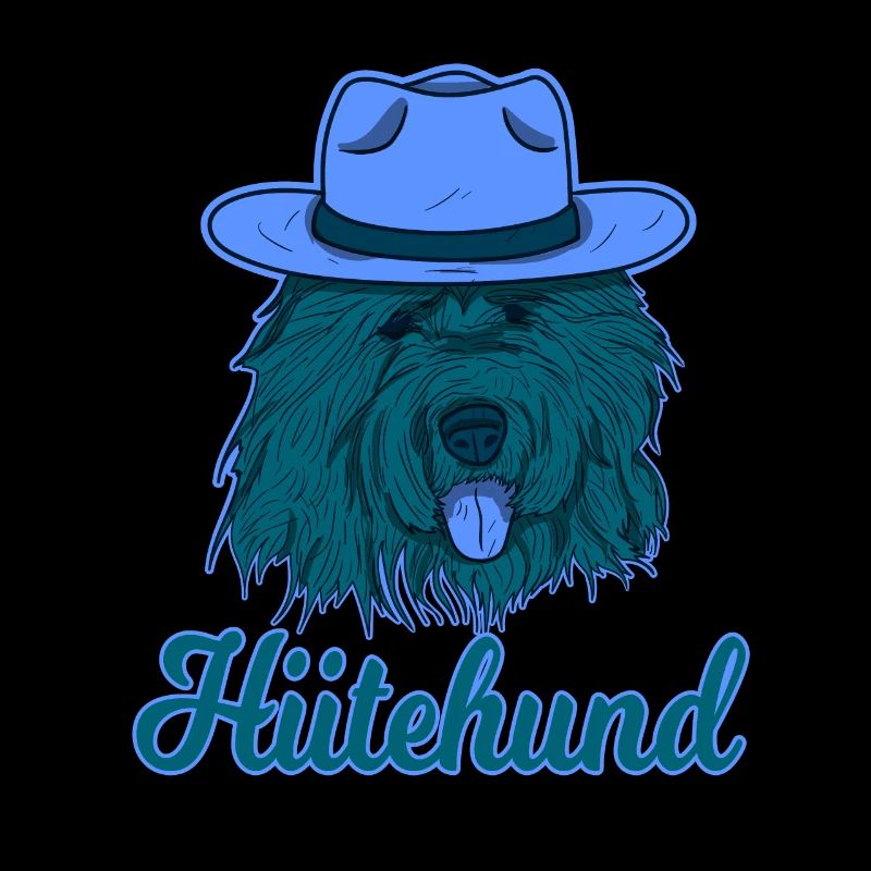 Herding dog dog with hat